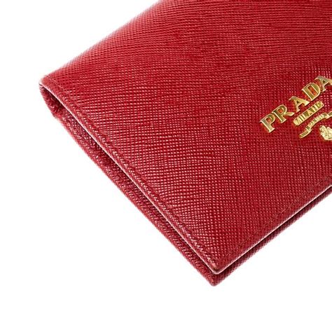 prada wristlet red|prada bifold wallets for women.